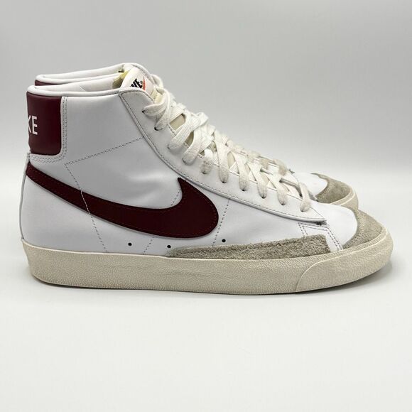 Nike Blazer Mid 77 Sneakers in White Team Red - US Men’s 11 / BQ6806-111 - Picture 3 of 11